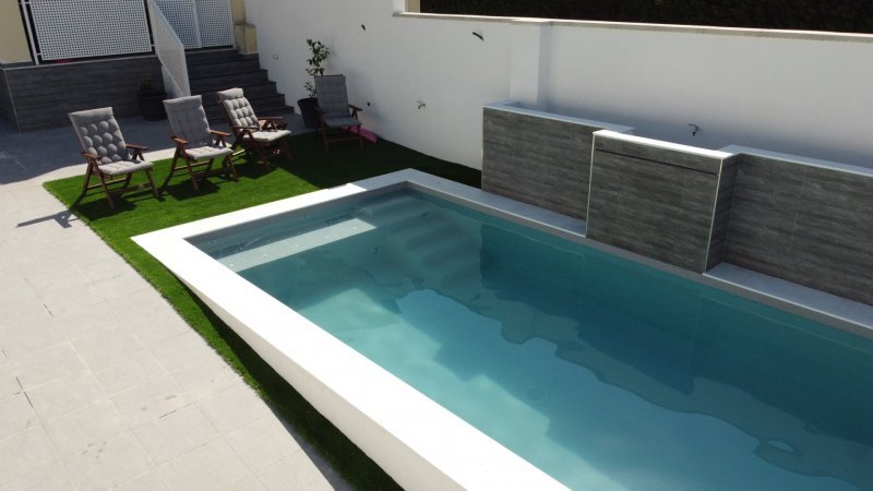 bazénová folie ISLAND Santorini