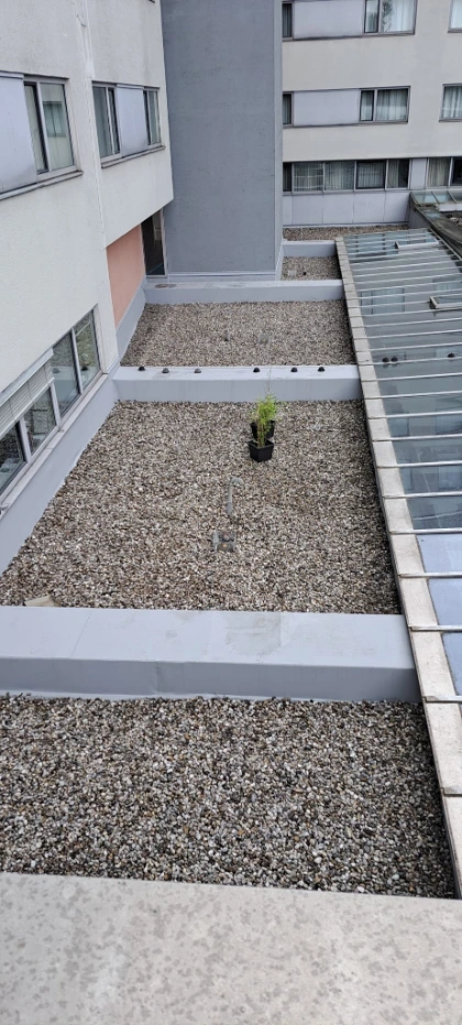 Střecha hotelu Wyndham v Salzburku