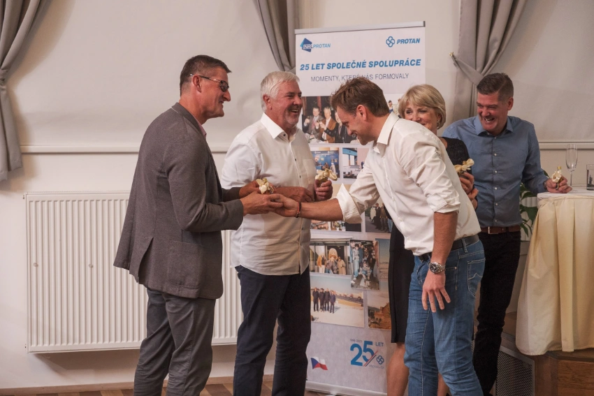 Oslava 25 let spolupráce mezi Protanem a Izolprotanem