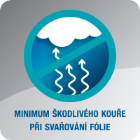 Minimum škodlivého kouře při svařování fólie