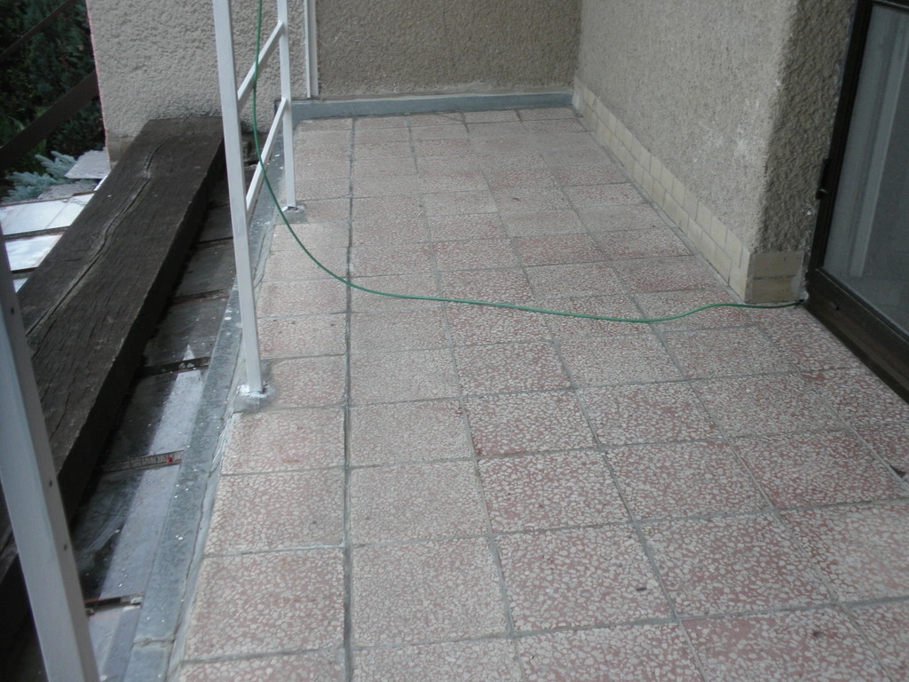 Podoba terasy před rekonstrukcí