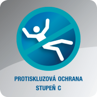 Protiskluzová ochrana stupeň C