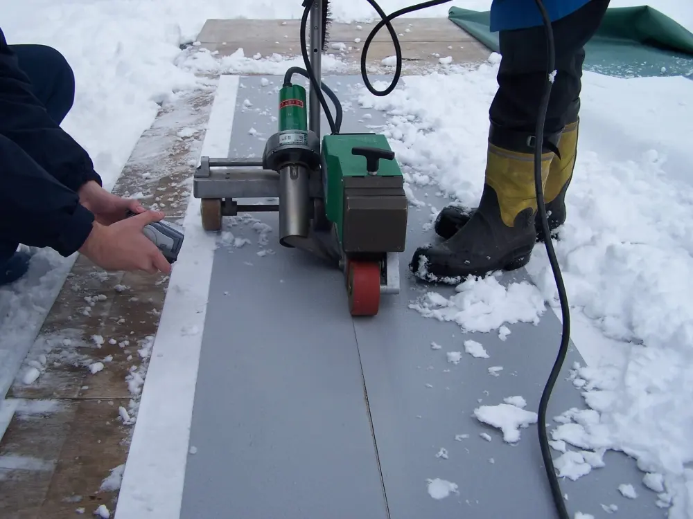 zpracování fólie v mínusových teplotách