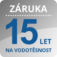 Záruka 15 let na vodotěsnost