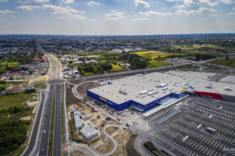 IKEA v polském Lublinu má na střeše Protan