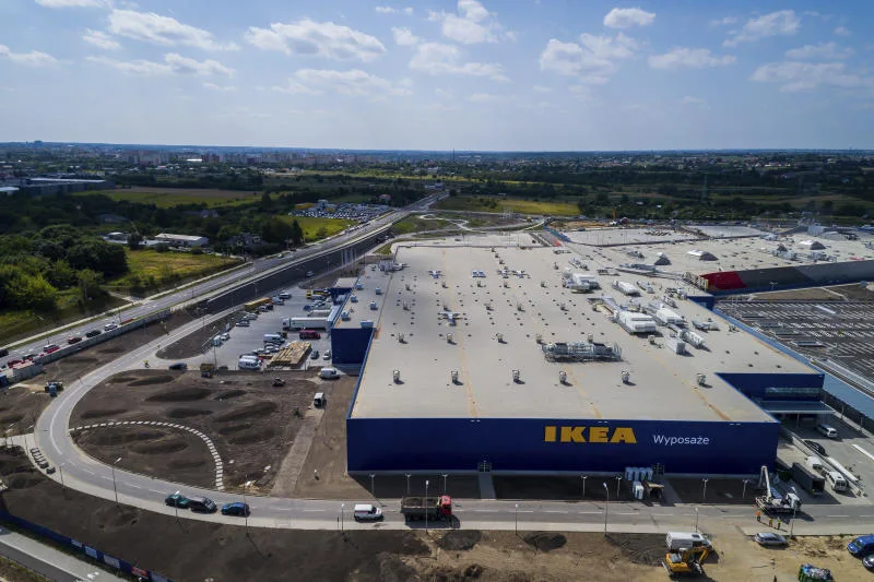 IKEA v polském Lublinu má na střeše Protan