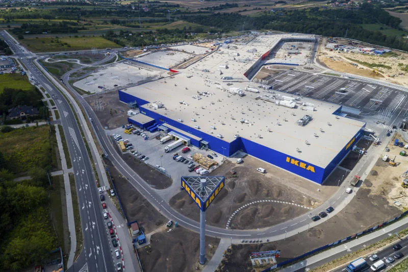 IKEA v polském Lublinu má na střeše Protan