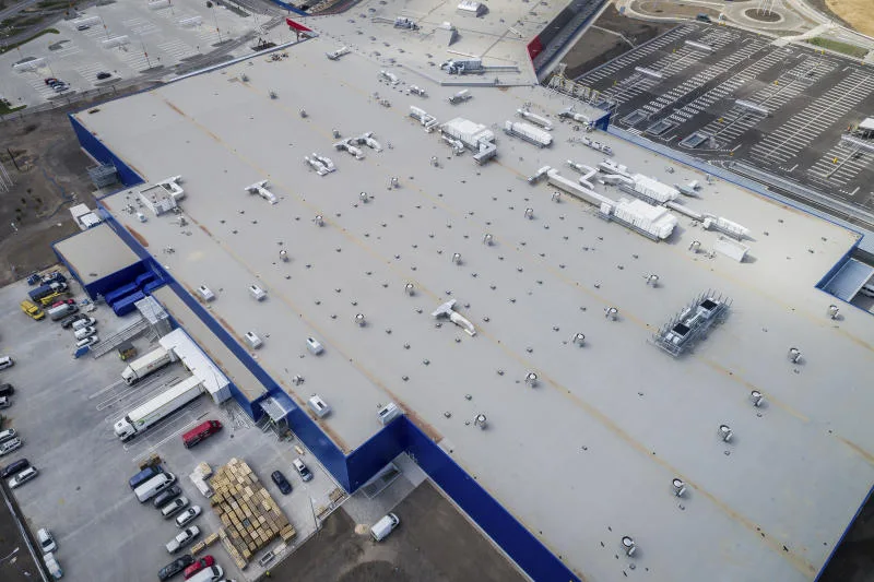 IKEA v polském Lublinu má na střeše Protan