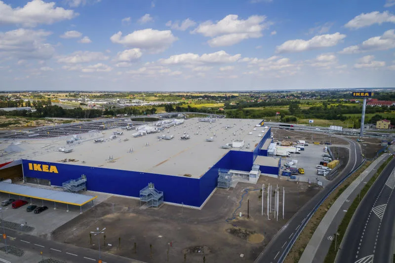 IKEA v polském Lublinu má na střeše Protan