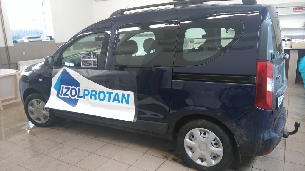 Dodávka Izolprotan v dílně