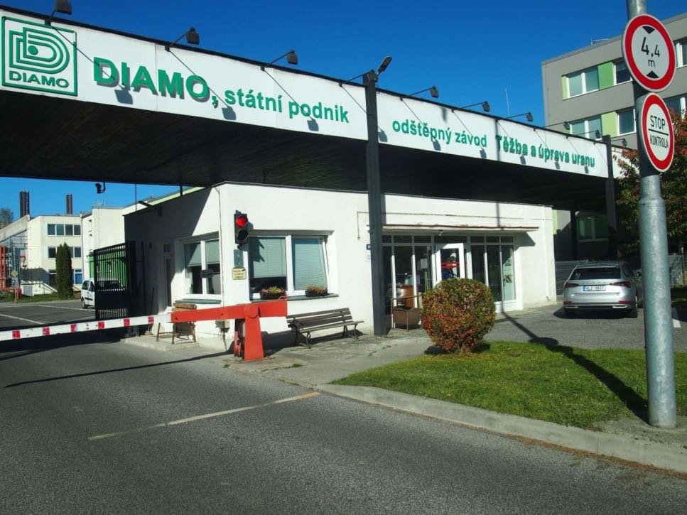 Vrátnice státního podniku Diamo